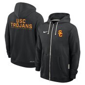 USC Trojans Men's Nike Black SC Interlock Dri-FIT Sideline Full Zip Hoodie